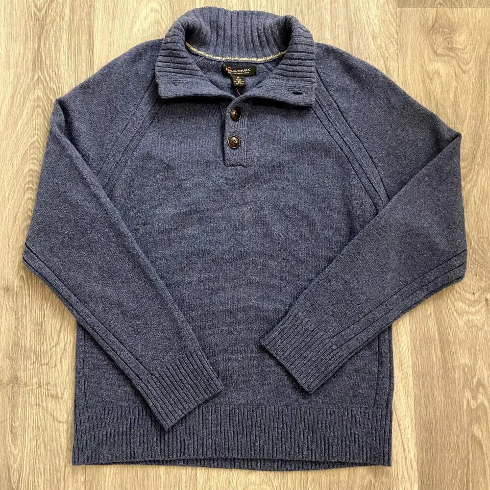 Banana Republic Men's Italian Yarn Sweater Size Medium